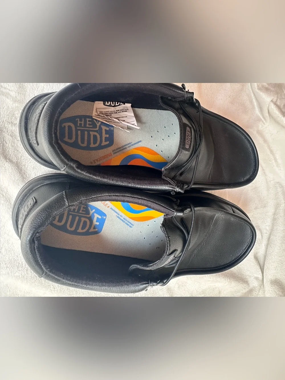 Hey Dude Black Slip-On Casual Moccasins